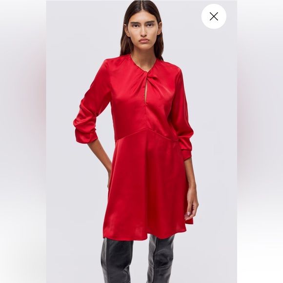 H&M TWIST-DETAIL DRESS  Small - Picture 6 of 9